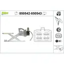 VALEO 850542 Fensterheber v l HONDA Civic