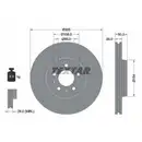 TEXTAR 92100603 Bremsscheiben 2 Stück VOLVO
