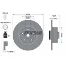 TEXTAR 92196103 Bremsscheiben 2 Stück hinten RENAULT
