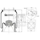 FEBI BILSTEIN 20522 Luftfederbalg