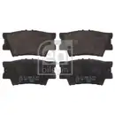 FEBI BILSTEIN 16651 Bremsbelagsatz für TOYOTA, LEXUS