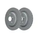 ATE 24.0122-0288.1 Bremsscheiben 2 Stück hinten MERCEDES-BENZ