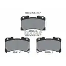 Bremsbelagsatz Scheibenbremse Textar 2642001 für Toyota Vorderachse
