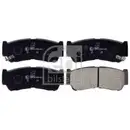 Febi Bremsscheiben Bremsbeläge Hinten für Hyundai Santa F CM