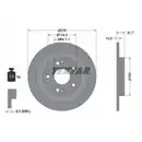 TEXTAR 92252603 Bremsscheiben 2 Stück HONDA