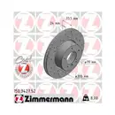 Original Zimmermann 150.3427.52 Bremsscheiben 2 Stück für BMW