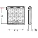 DENSO DEV09102 Verdampfer A/C für FIAT