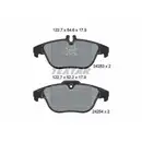 Original Textar Bremsenset Bremsscheiben Ø278 voll Bremsbeläge hinten WK Mercede