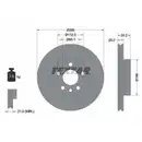 TEXTAR 92074203 Bremsscheiben 2 Stück VW
