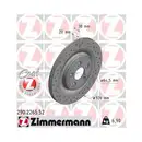 Original ZIMMERMANN 290.2265.52 Bremsscheiben 2 Stück für JAGUAR