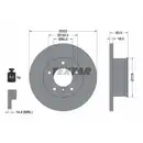TEXTAR 92020300 Bremsscheiben 2 Stück