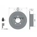 TEXTAR 92198703 Bremsscheiben 2 Stück SSANGYONG