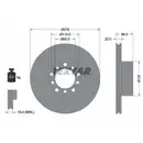 TEXTAR 92020400 Bremsscheiben 2 Stück