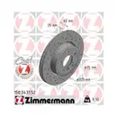 Original ZIMMERMANN 150.3431.52 Bremsscheiben 2 Stück für BMW