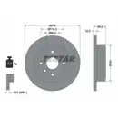 TEXTAR 92225103 Bremsscheiben 2 Stück CHEVROLET