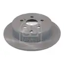 Febi Bremsscheiben Bremsbeläge Hinten für Toyota Prius Liftback xW2x