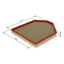 BOSCH F 026 400 447 Luftfilter S 0447