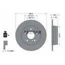 TEXTAR 92032703 Bremsscheiben 2 Stück MERCEDES-BENZ