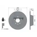 TEXTAR 92159403 Bremsscheiben 2 Stück AUDI