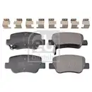 Febi Bremsscheiben Bremsbeläge Hinten für Toyota Avensis