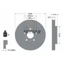 TEXTAR 92186903 Bremsscheiben 2 Stück OPEL