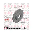 Original ZIMMERMANN 610.3700.52 Bremsscheiben 2 Stück für VOLVO
