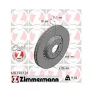 ZIMMERMANN 610.3707.20 Bremsscheiben 2 Stück VOLVO