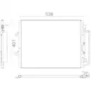 Kondensator Klimaanlage Mahle AC 641 000S Behr für Renault