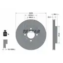 TEXTAR 92036803 Bremsscheiben 2 Stück VW