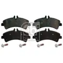 Febi Bremsscheiben Bremsbeläge Hinten für Mercedes Sprinter 4,6-t B906