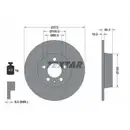 TEXTAR 92292003 Bremsscheiben 2 Stück hinten für AUDI