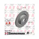 ZIMMERMANN 150.3498.20 Bremsscheiben 2 Stück hinten BMW