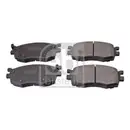 Febi Bremsscheiben Bremsbeläge Vorne für Hyundai i20 1 Kia Rio 2 JB