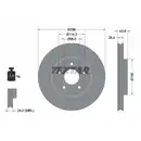 TEXTAR 92167403 Bremsscheiben 2 Stück NISSAN