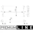 Kühler Motorkühlung Mahle CR 806 000P Behr *** Premium Line *** für Fiat