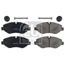 FEBI BILSTEIN 16710 Bremsbelagsatz für MERCEDES-BENZ, VW