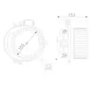 MAHLE AB 257 000S Innenraumgeblaese für BMW