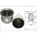 Generatorfreilauf Schaeffler Ina 535 0182 10 für Ford für Volvo