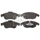 FEBI BILSTEIN 16713 Bremsbelagsatz für CITROËN, PEUGEOT, DS