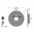 TEXTAR 92130600 Bremsscheiben 2 Stück hinten für MAZDA
