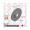 Original ZIMMERMANN 280.3166.52 Bremsscheiben 2 Stück für HONDA