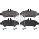 Febi Bremsscheiben Bremsbeläge Vorne Hinten für VW Crafter 30-35 2Ex