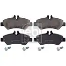 Febi Bremsscheiben Bremsbeläge Hinten für VW Crafter 30-35 2Ex