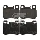 Febi Bremsscheiben Bremsbeläge Hinten für Mercedes C-Klasse W202