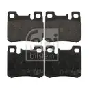 Febi Bremsscheiben Bremsbeläge Hinten für Mercedes C-Klasse W202