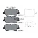 Bremsbelagsatz Scheibenbremse Textar 2241801 Q+ für Hyundai Hinterachse