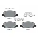 Bremsbelagsatz Scheibenbremse Textar 2652801 für Hyundai Vorderachse