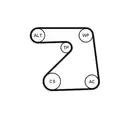 Keilrippenriemensatz Continental Ctam 5PK1334K1 Für Fahrzeuge Mit Klimaanlage