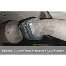Flansch Abgasrohr Hjs 82 00 7060 für Mercedes Benz für Mercedes Benz