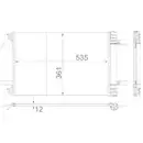 MAHLE AC 886 000P A/C-Kondensator